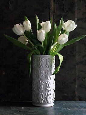 West Elm x Patch NYC Rare Scarab Beetle Ceramic Terra Cotta Clay Vase MSRP $79